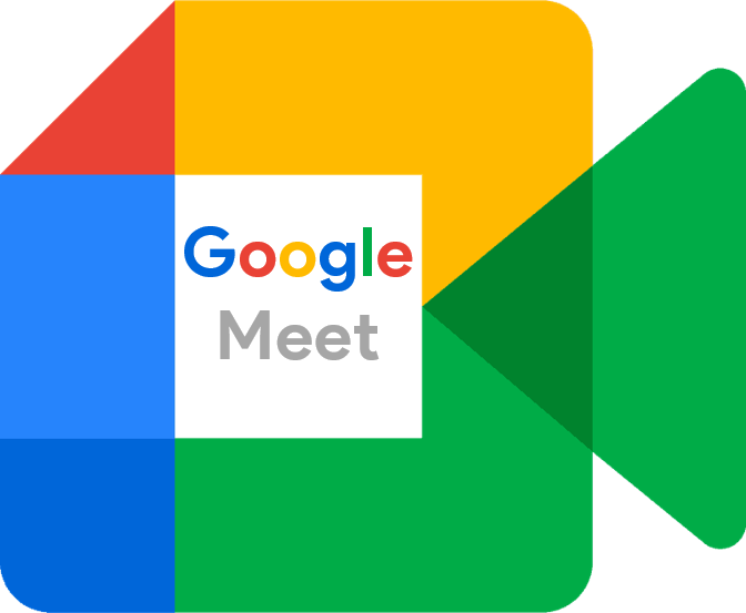 google meet colorido