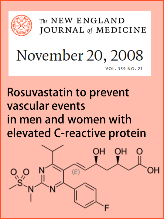 Rosuvastatin to prevent vascular events in men and women with elevated C-reactive protein